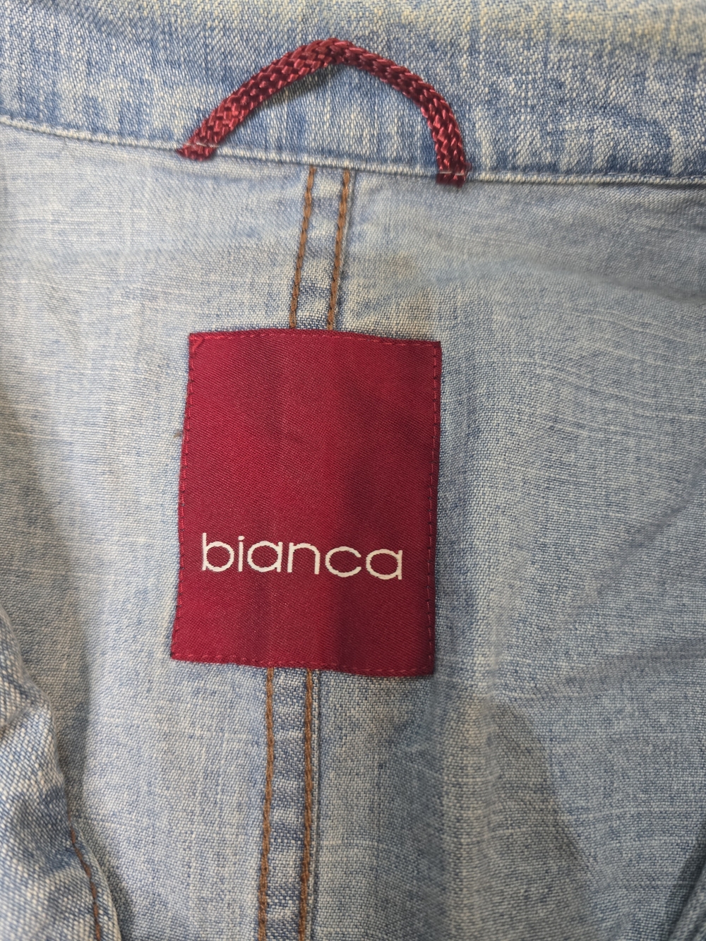 Light Wash Denim Button-Up Lightweight Jacket - Picture 5 of 10
